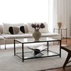 Wallity Klub sto 90x40x60cm Sivo-Crni