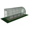 Baštenski plastenik tunel 5-segmentni POLOVINA Zeleni 6 x 1,5 x 2 M