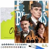 shumee SLIKARENJE PO ŠTEVILKAH z zlato barvo Z OKVIRJEM 40x50 s sijajno barvo Oh Art