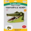 Fiesta Crafts Kreativni komplet 3D maska Krokodil