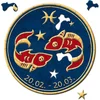 CURIOSI Okrogla sestavljanka Zodiak: Ribe 33 kosov