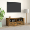 Vidaxl TV omarica dimljeni hrast 100x35x40 cm inženirski les