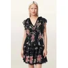 AllSaints bluza z volančki ženska modalna CANTO