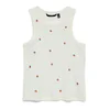 VERO MODA Top VMNAJA zelena/svetlo rdeča/bela