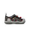 KEEN otroški sandali Knotch Creek magnet/red carpet 1026167/1026154, sivi, 29