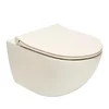 7848-020-6147 Vitra Sento SmoothFlush viseča brezrobna WC školjka siva z WC desko s počasnim zapiranjem