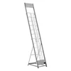 VEVOR Stojalo za brošure 260x370x1415 mm srebrno