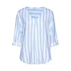 LASCANA Bluza svetlo modra/bela