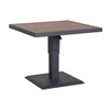 Homestar Miza PARKER 85x85x52-75 cm, siva