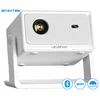 BYINTEK VEVSHAO A16 prenosni LED projektor, Android, Dual WIFI, Bluetooth, 400 ANSI lumnov, zvočnik, samodejni fokus, deljenje zaslona, max 4K UHD, USB/HDMI/AUX, +daljinec, bel