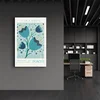 Multikolorna dekorativna slika od kaljenog stakla SPR-1151 - 35 x 55 cm