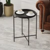 Hanah Home Klub sto 46x56x46cm Crni