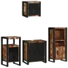 Set namještaja za kupaonicu 4 pcs Čvrsto drvo iz reciklaže
