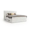Esposa BOXSPRING POSTELJA 180 cm x 200 cm , tekstil krem barve, bela