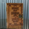 Kožni dnevnik Work & Dream Big 18 x 13 cm