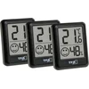 TFA TFA Dostmann Mini Digitalni Higrometer, Set 3 kosov, srebrna