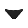 LASCANA Bikini hlačke Scallop, črna