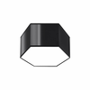 Sollux SL.1061 - Plafonsko svetlo SUNDE 2xE27/60W/230V 15,5 cm crno