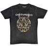 Disturbed Majica Riveted Unisex Charcoal Grey L
