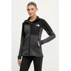 Mikina The North Face Polartec Powergrid Stormgap Jacket Asphalt Grey/ TNF Black L