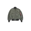 ALPHA INDUSTRIES Prehodna jakna MA-1 Distressed temno siva/kaki