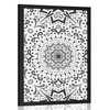 Plakat edinstveni etno vzorec v črnobeli varianti - 60x90 black