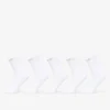 Nogavice Craft Core Dry High Sock 5-Pack White 37-39