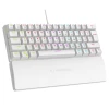 Rampage Tipkovnica PLOWER K60 US Layout s podrskom za zglobove, RED Switch - BIJELA / HR SLOVA
