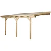 WEKA Lesena vrtna pergola 671 (4,2x3 m)