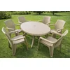 Sanja Ippi Set 6 Stolica Ema Ratan i Sto Orlando 140x100cm, Svetlo Moka