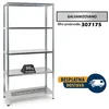 Polica metal-metal 170x75x30cm 5x50kg galva