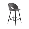 Barska stolica 89x49 cm siva/crna