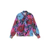 Lola Casademunt Bluza svetlo modra/temno modra/lila/bordo