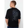 Trendyol Muška majica Tmnss23Ts00238, Crna
