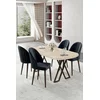 Hanah Home Trpezarijski set, 5 komada, Teget