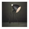 Eglo 79378 - Stona lampa MAREPERLA 1xE27/60W/230V crna