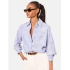 Lipsy Bluza golobje modra/bela