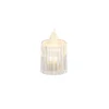 LED sveča 3,5x6,5cm transparentna 80972