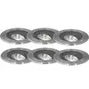 Set 6 modernih zunanjih talnih reflektorjev iz jekla AR70 nastavljiv IP65 - Delux