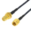 shumee Pigtail SMA vtič/SMA-RP vtičnica RG174 50 cm