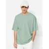Trendyol Dark Mint Oversize/Wide Cut 100% T-Shirt