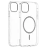 Transparent Color Ring MagSafe maska za iPhone 15 Plus – Siva