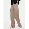 Vero Moda Hlače iz tkanine Berlin 10318454 Bež Wide Leg