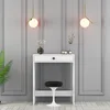 Hanah Home Sto za šminkanje 70x40x84,7cm Beli