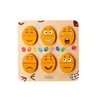 Masterkidz Tablica do Nauki Emocji Drewniane Jajka jaki Humor? Montessori