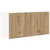 Vidaxl Viseča omarica Umetni hrast 80 x 31 x 40 cm Konstruiran les