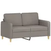 Vidaxl Dvosed taupe 120 cm blago