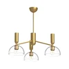 Alora Mood ALM-JUDE3-GD-CL - Luster na šipci JUDE 3xE27/60W/230V mesing