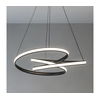LED prigušiva luster na sajli LED/85W/230V 3000-6500K prečnik 49 cm + daljinski upravljač