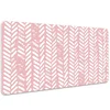 Decormat Podloga za pisalno mizo Pink herringbone 100x50 cm